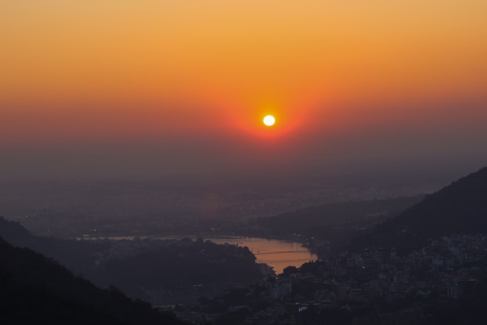 Sunrise over the Ganges valley